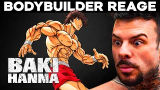 BODYBUILDER REAGE AO ANIME BAKI HANMA e Mr. OLIVA