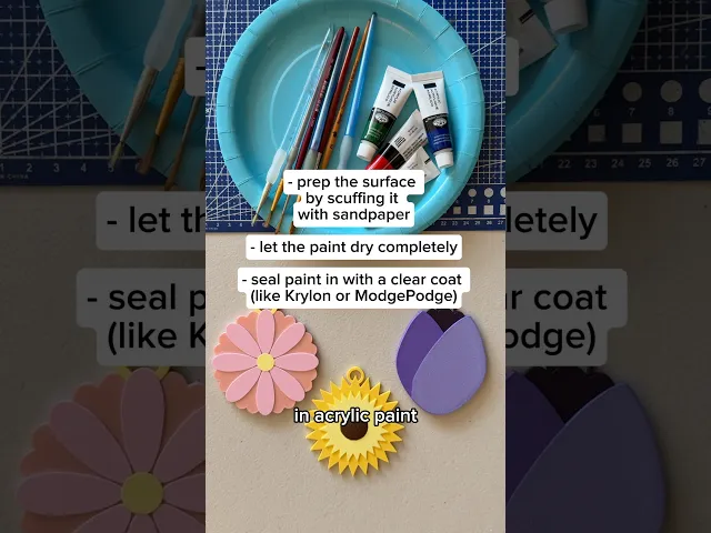 Spring Flower Themed Ornaments video thumbnail