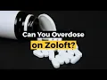 Can You Overdose on Zoloft Why You Should Be Careful About Taking More Than You Should