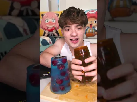 Película contra vasitos de gelatina de fruta 🍇