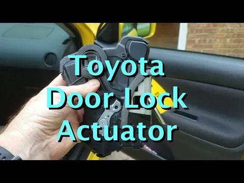 Download MP3 Door Lock Actuator Replacement on Toyota Matrix or Pontiac Vibe - $20 fix