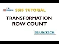 Row Count Transformation in SSIS SSIS Tutorial Part 11