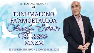 Funeral Service For Tunumafono Avaula Coleno Fa Amoetauloa Fa Amoe 