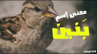 ما معنى اسم بنين في الاسلام وفي اللغة العربية وحكم التسمية به وصفات حامل الاسم وشخصيته 