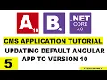 Updating Default Visual Studio Angular 8 Template to Angular 10 Version