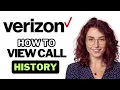 How To View Verizon Call History 2025