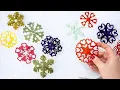 Paper Snowflake Patterns Make 12 Beautiful Snowflakes