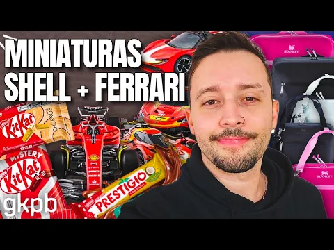 Miniaturas Shell + Ferrari, Mochila Cooler Stanley e Novidades Nestlé