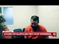Accused cop killer Ryan Bate makes first court appearance