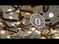 Tour of Menards Ceiling Fan Department