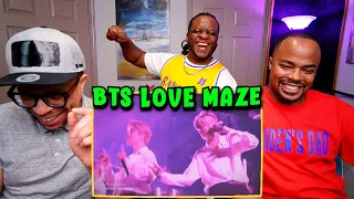 our current addiction bts love maze stage mix reaction 