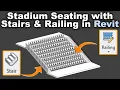 Stadium Seating with Stairs Railing Tutorial