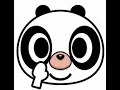 Waving panda gif