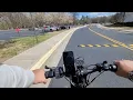 ViVi ebike ride and review 36v 350watt 8AH foldable mountain bike It s very good 2 thumbs up