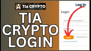 How to Login TIA Crypto Account 2024