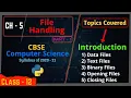 1 File Handling What is Data Files Text Files Binary Files in Python Opening Closing File