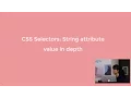 Indah Ibrahim - CSS Selectors String attribute value in depth