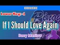 Download Lagu If I Should Love Again by Barry Manilow (Karaoke : Lower Key : -1)