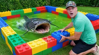 I Built A GIANT Lego Pond For The Pond Monster!