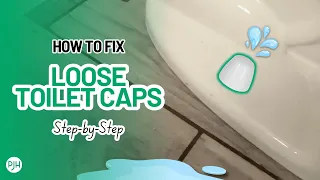 Stop Toilet Bolt Caps From Falling Off Fluidmaster Secure Caps Demo