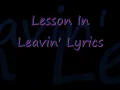 Lesson In Leavin' Lyrics by Jo Dee Messina