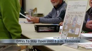 DMV open extended hours for people to get an ID to vote
