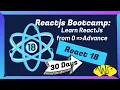 React JS Bootcamp in 30 Days Learn React from Scratch Full-Stack Development