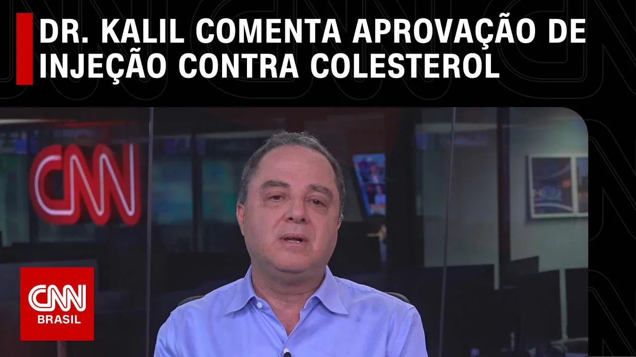 Dr. Kalil comenta aprovação de injeção contra colesterol | LIVE CNN