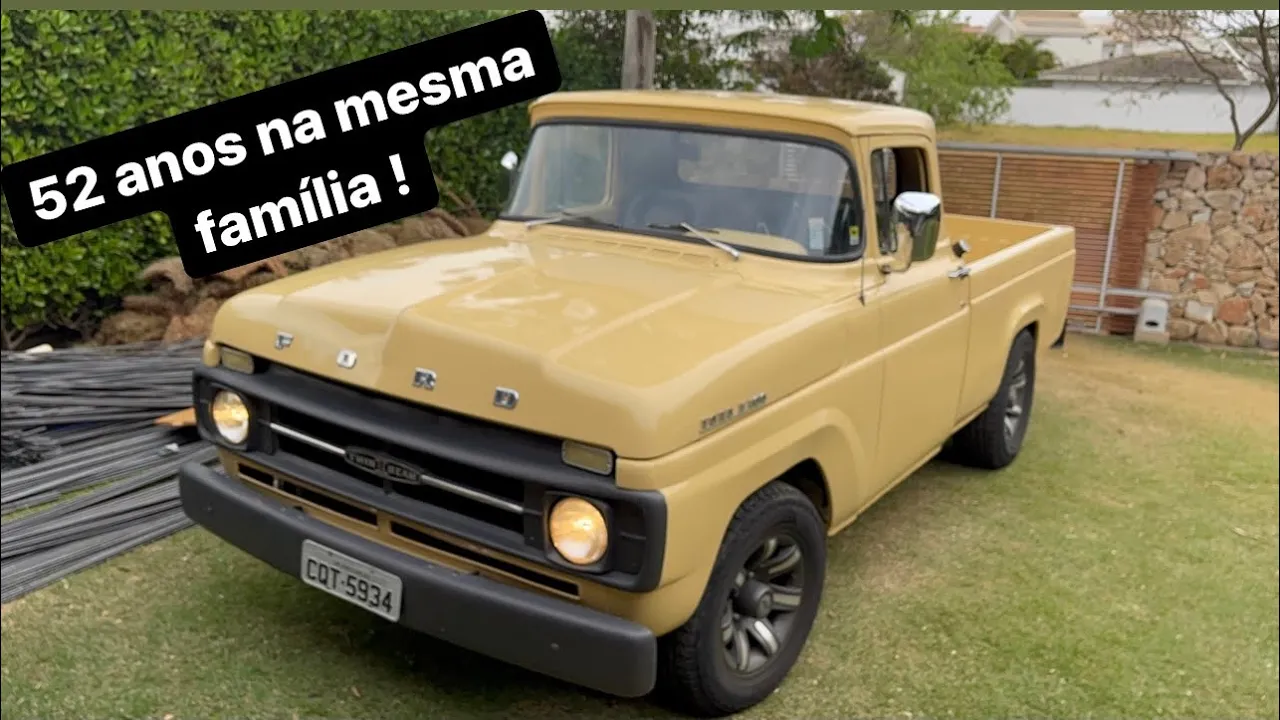 FORD F100 1969 HÁ 52 ANOS NA MESMA FAMÍLIA ! Uma história de amor ????