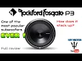 Why so popular Rockford Fosgate P3 12 subwoofer review and test