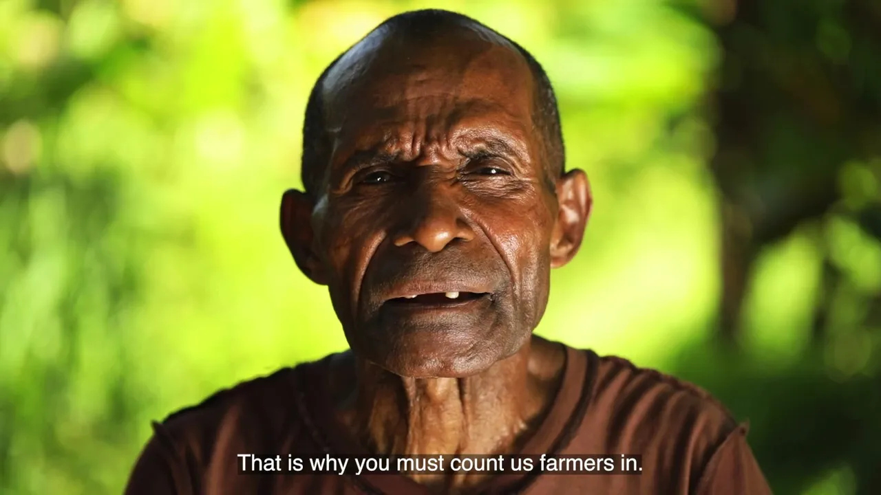 Be Counted for Improved Road Access for Farmers in Central Province.