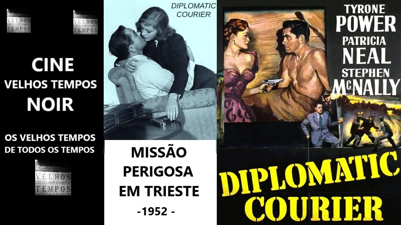Missão Perigosa em Trieste (1952), Tyrone Power & Patricia Neal, Legendado