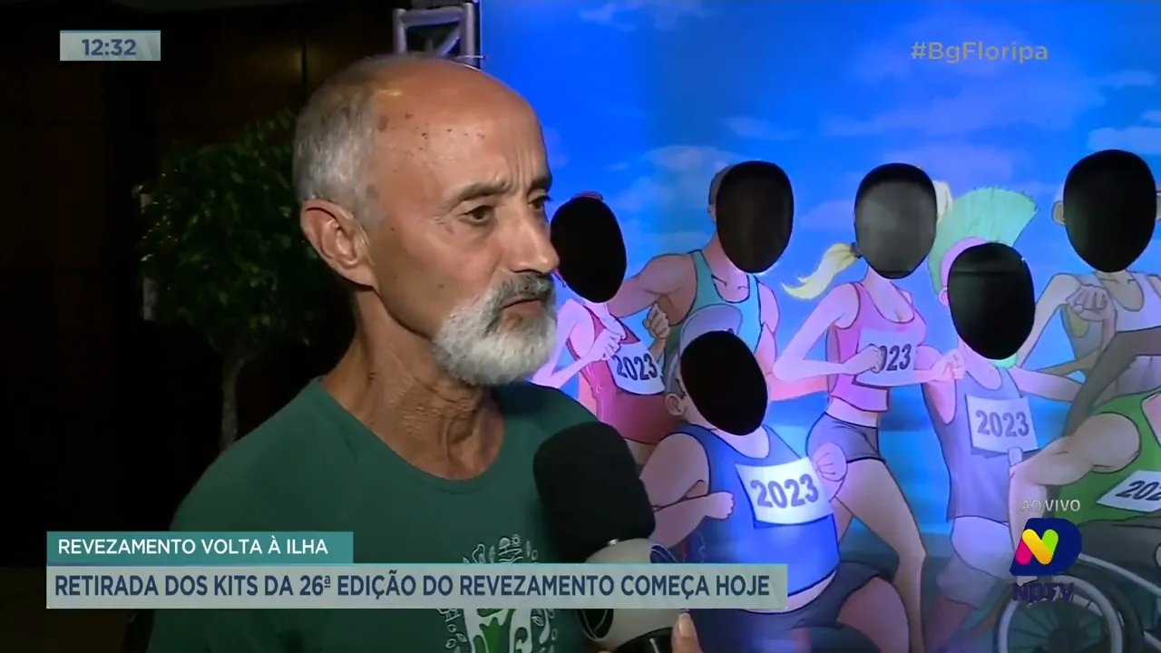 Retirada dos kits da 26ª edição do 'revezamento volta à ilha' começa nessa quinta-feira