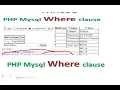 PHP Lecture 19 Data Filter using Where Condition in PHP
