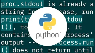 CompletedProcess from subprocess run doesn t return a string