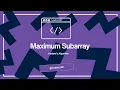 LeetCode Maximum Subarray Kadane s Algorithm Java Solution Intuition