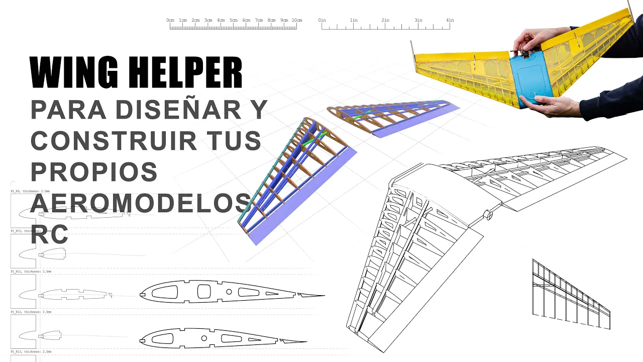 Software para diseñar las estructuras de alas de tus aviones | Wing Helper