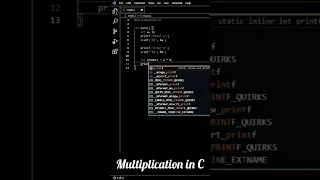 Multiply TWO Numbers in C-Programming