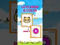 Let s Draw Color Menggambar Anjing dan Donat