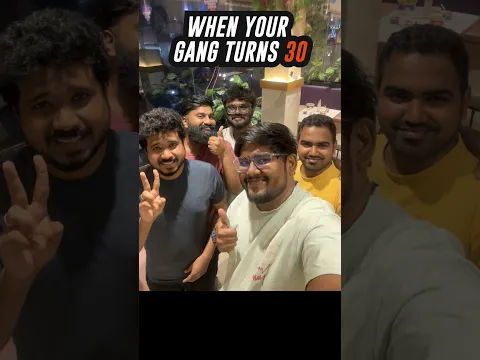 Welcome to 30!π₯²ππΎ #comedy #friends #30gang #funny #boysgang