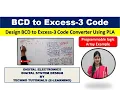 BCD to Excess-3 code converter Using PLA BCD to Excess-3 code converter PLA example