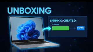 Galaxy Book 4 Unboxing & Partition Guide | Create D Drive for Data Storage