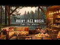 Download Lagu Rainy Jazz Cafe Music ☕ Cozy Coffee Shop Ambience with Smooth Jazz Music \u0026 Rain Sounds for Relax