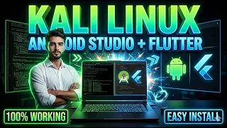 HOW TO INSTALL ANDROID STUDIO FLUTTER ON KALI LINUX FULL SETUP 2026