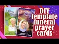Funeral Prayer Cards - Funeral Prayer Card Templates