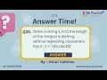 Java Programming Tutorial Finding the length of the longest substring Be Practical