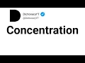 Concentration Synonyms Thesaurus Similar Words