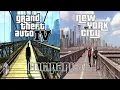 Grand Theft Auto IV GTA IV Liberty City - New York City Comparison
