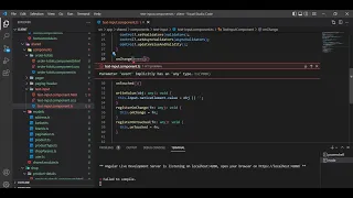 Parameter event implicitly has an any type ts 7006 angular error