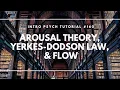 Arousal Theory Yerkes-Dodson Law and Flow Intro Psych Tutorial